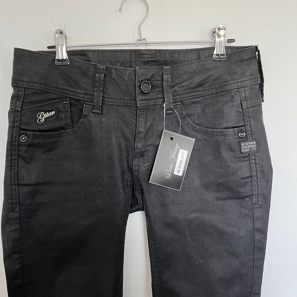 VINTAGE 2000S G STAR LOW RISE JEANS SIZE 26
