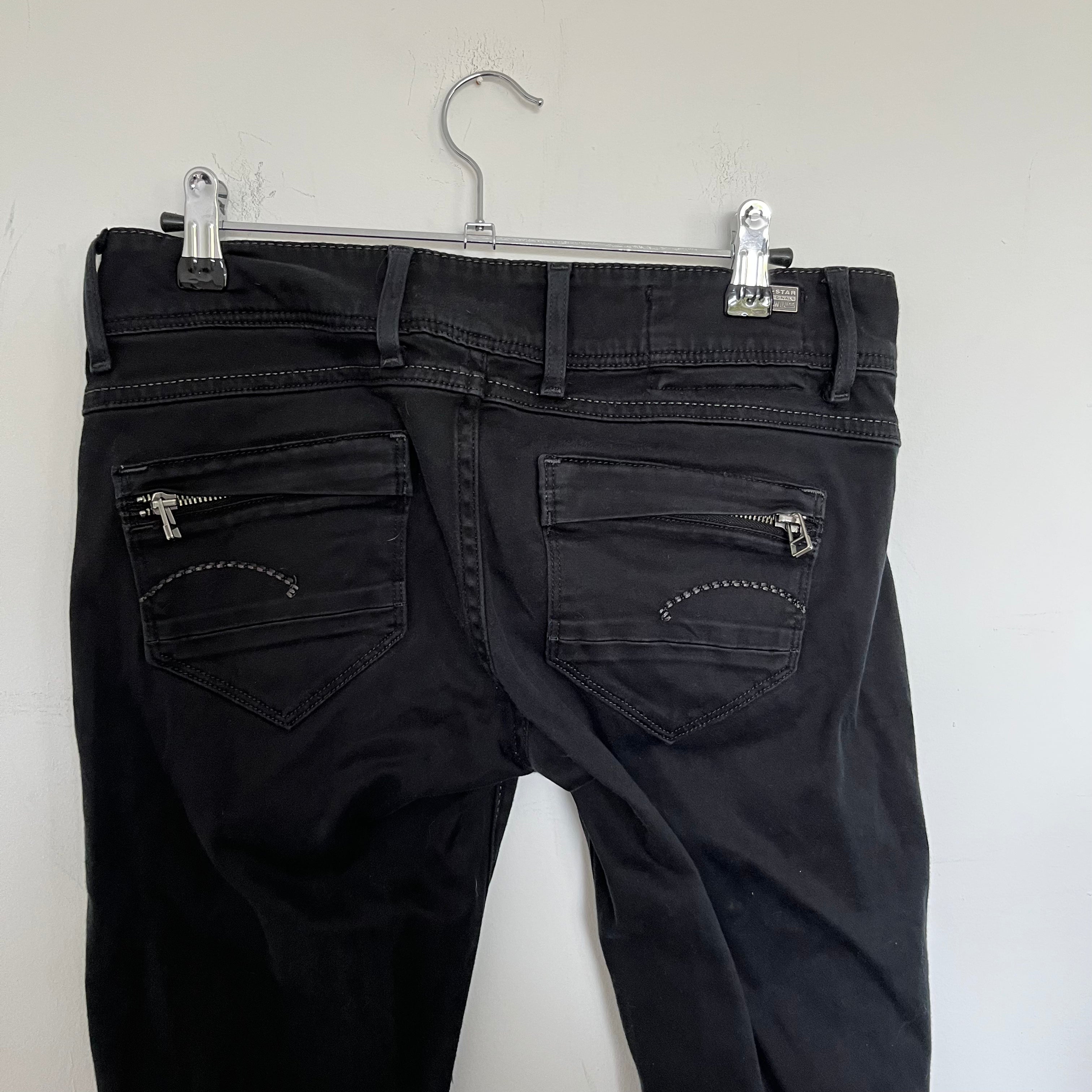 VINTAGE 2000S G STAR LOW RISE JEANS SIZE 27
