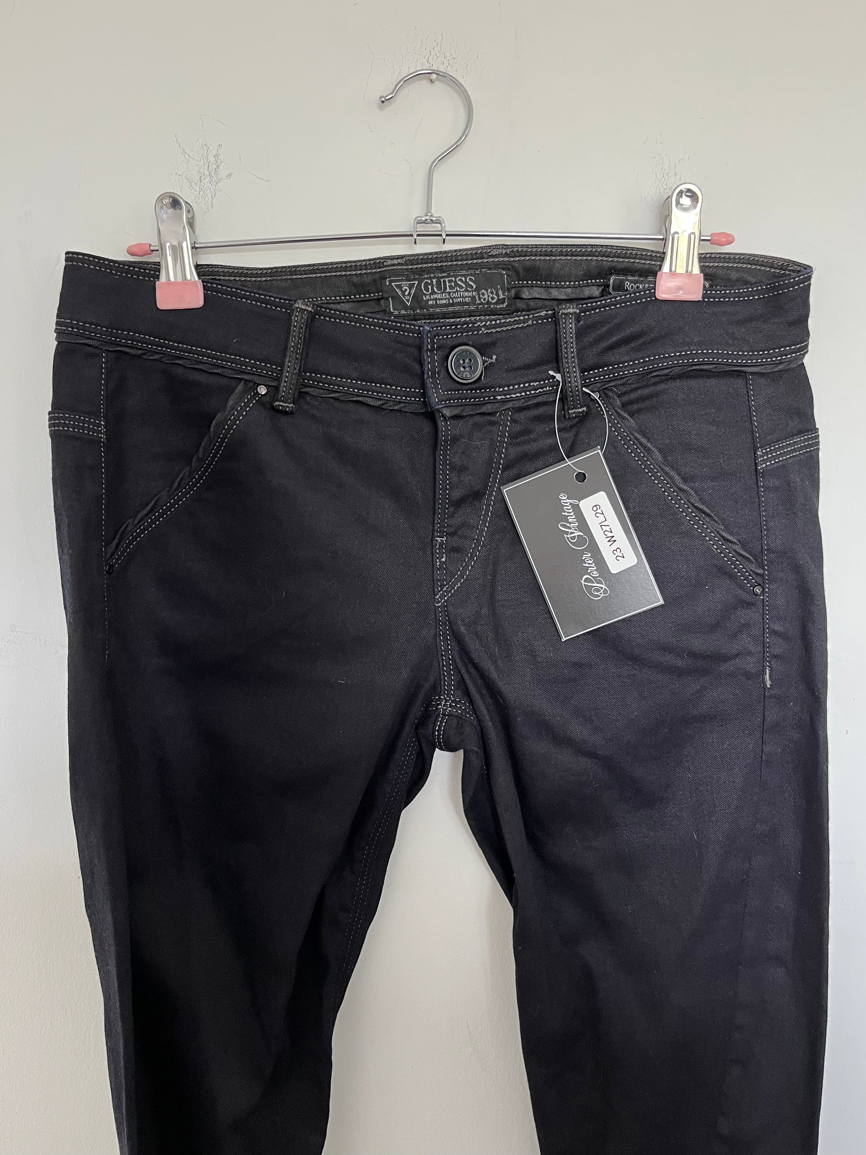 VINTAGE 2000S GUESS LOW RISE JEANS SIZE 27