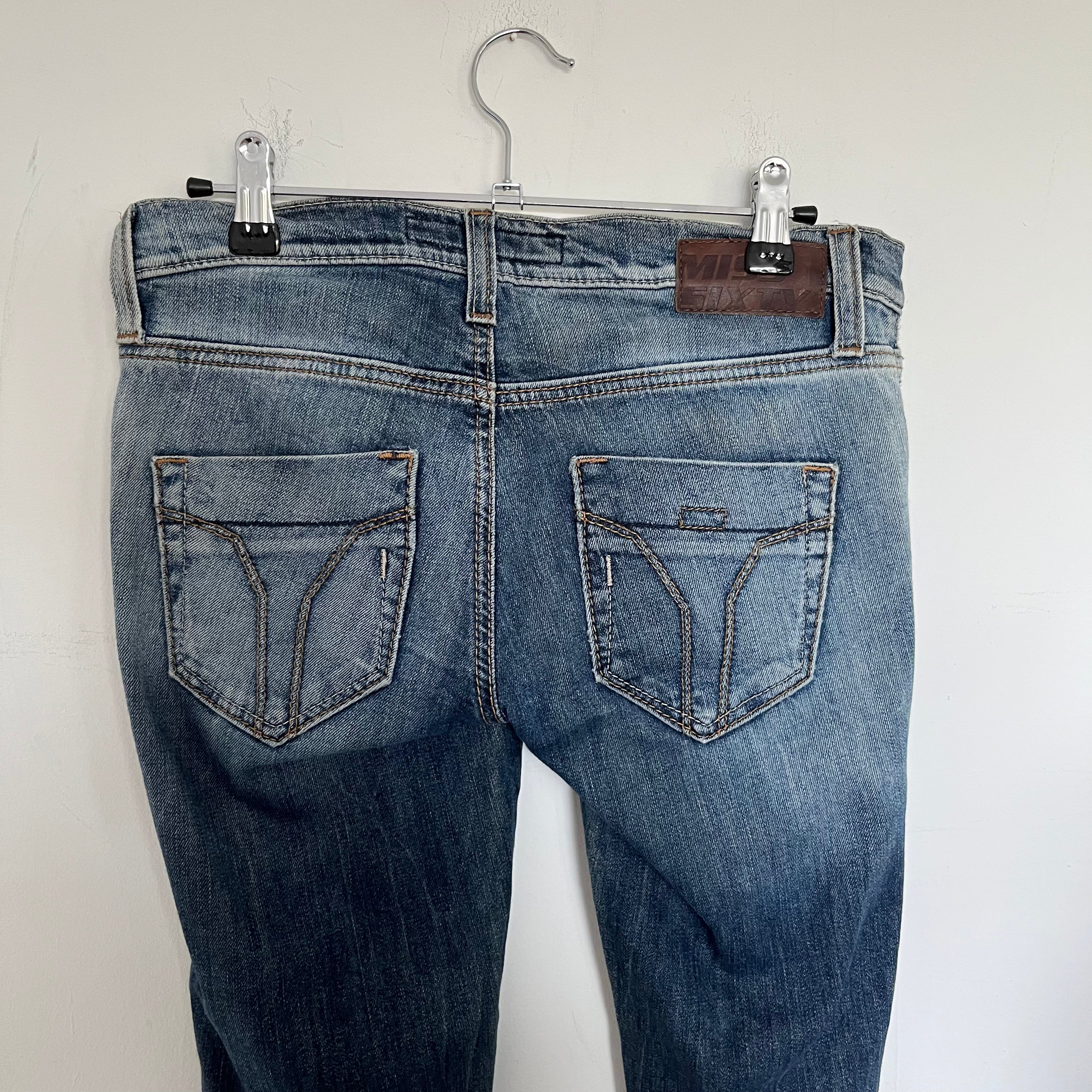 VINTAGE 2000S MISS SIXTY LOW RISE JEANS SIZE 25