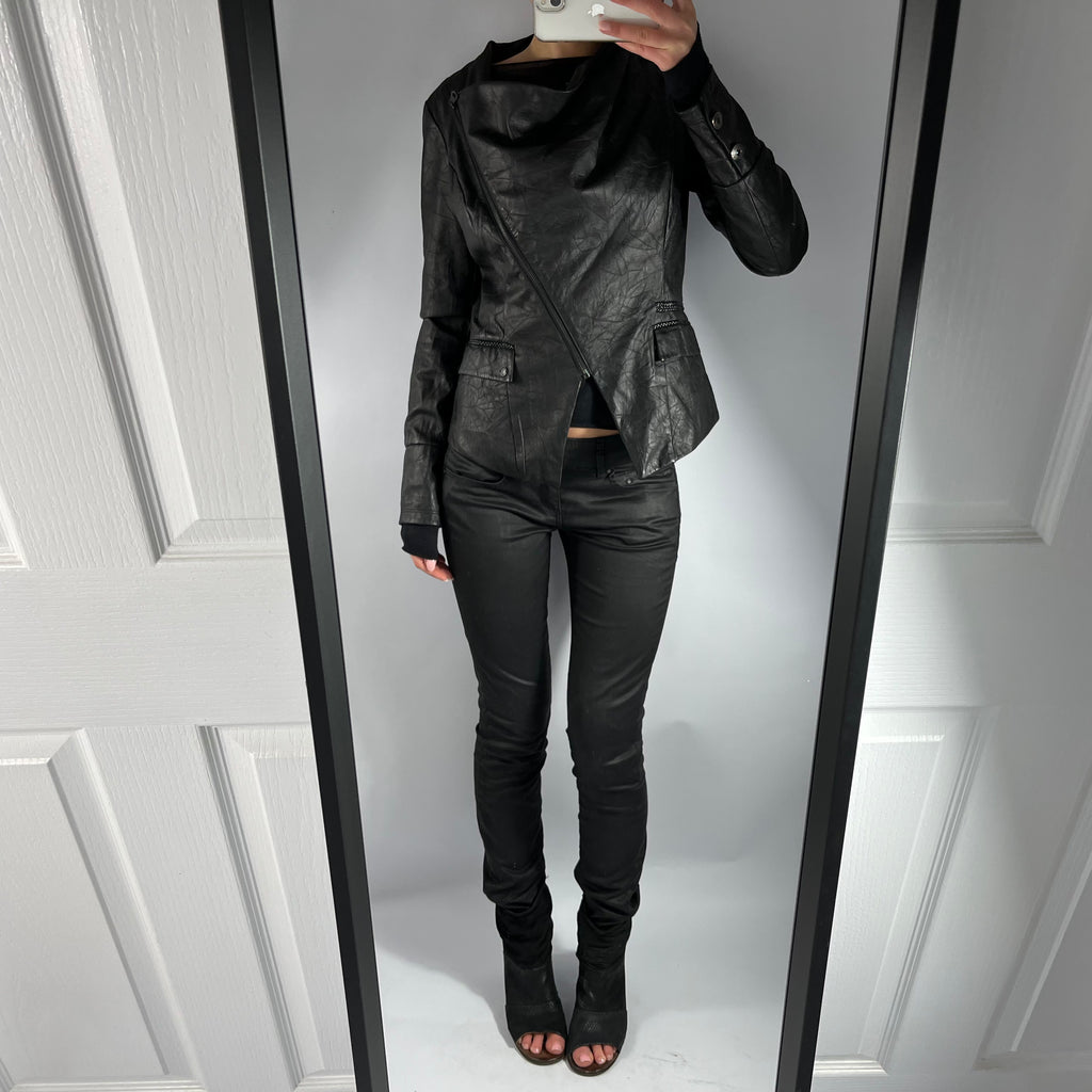 VINTAGE ASYMMETRICAL JACKET