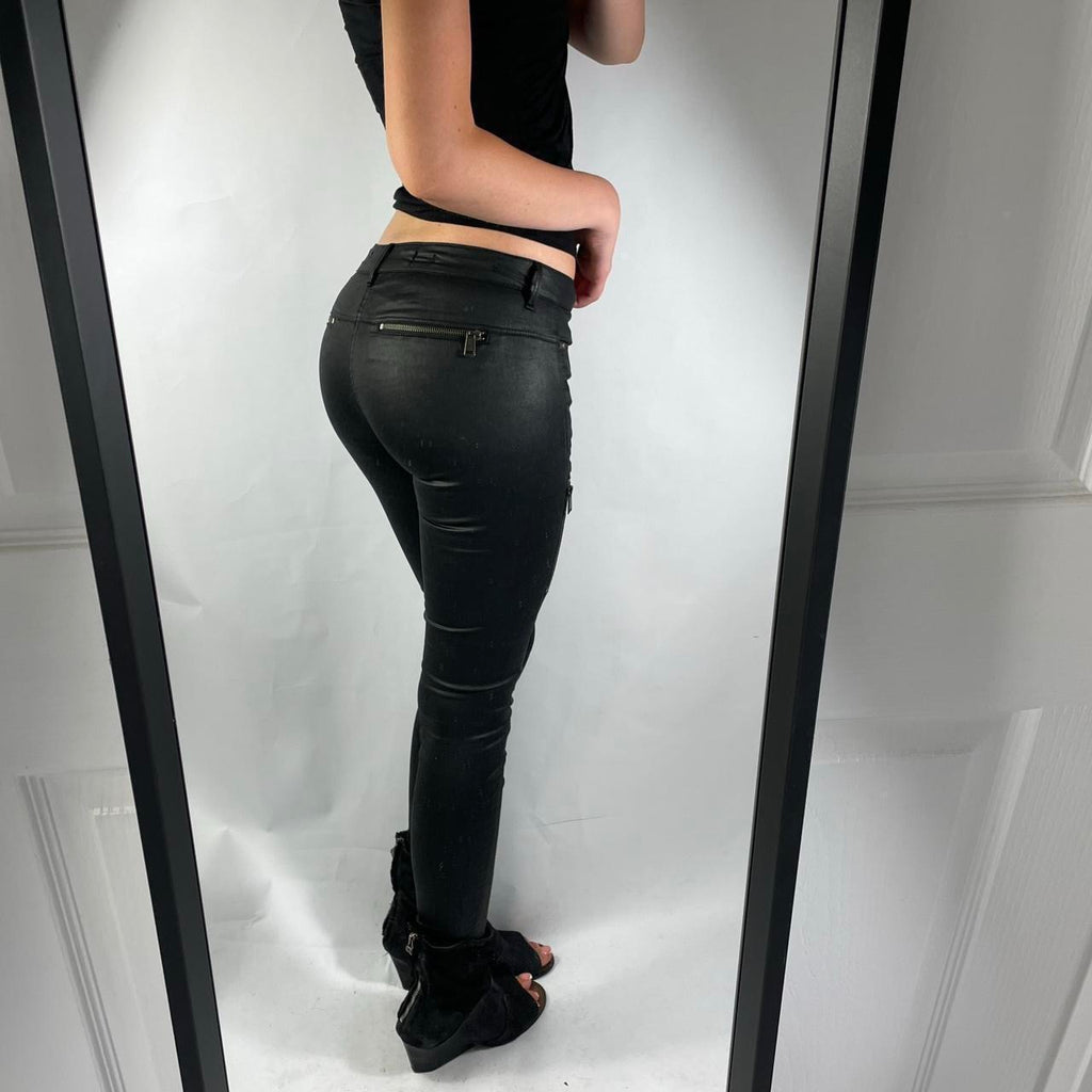 VINTAGE GUESS POWER SKINNY LOW JEANS