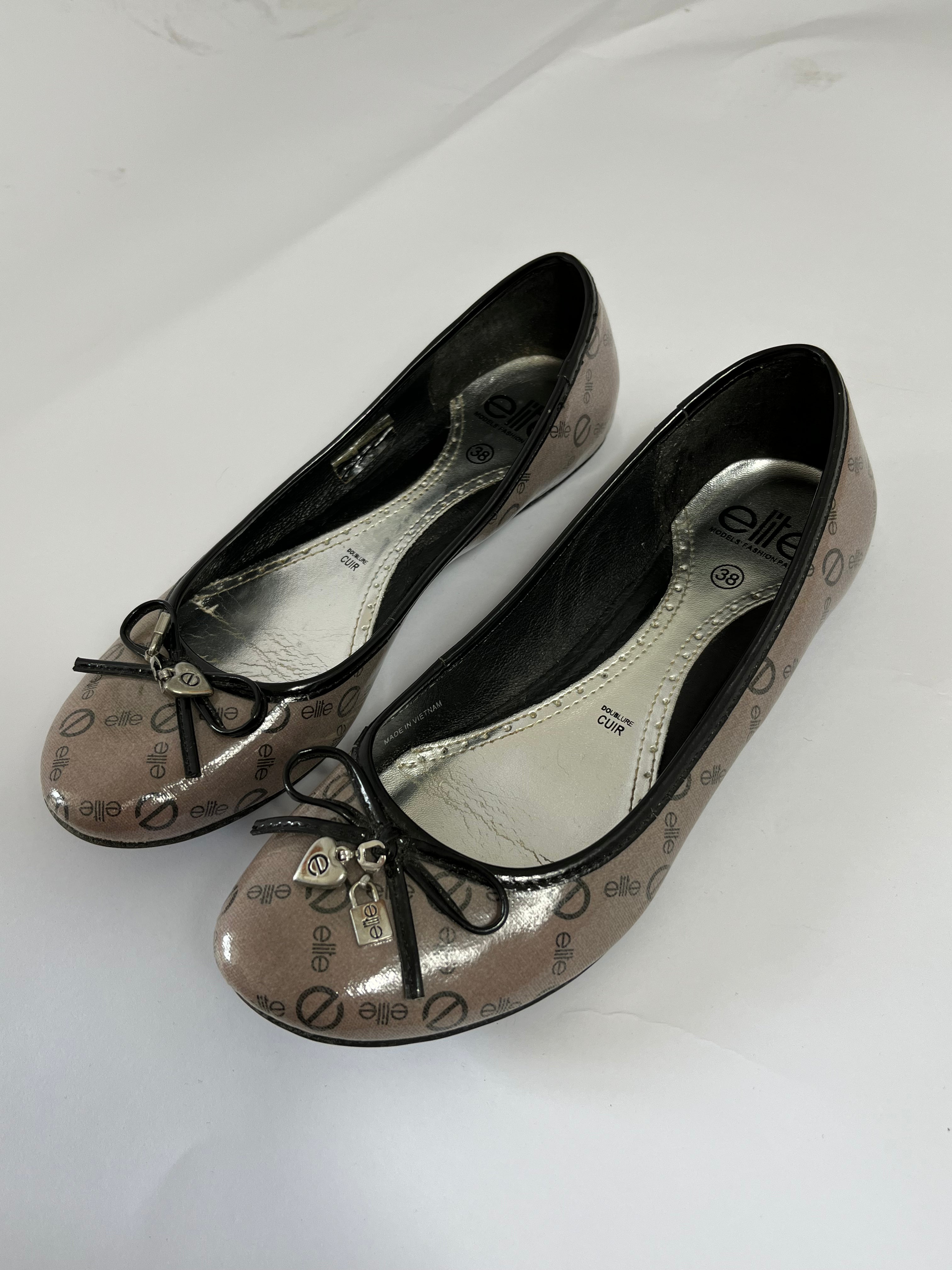 VINTAGE BALLERINA FLATS EU38