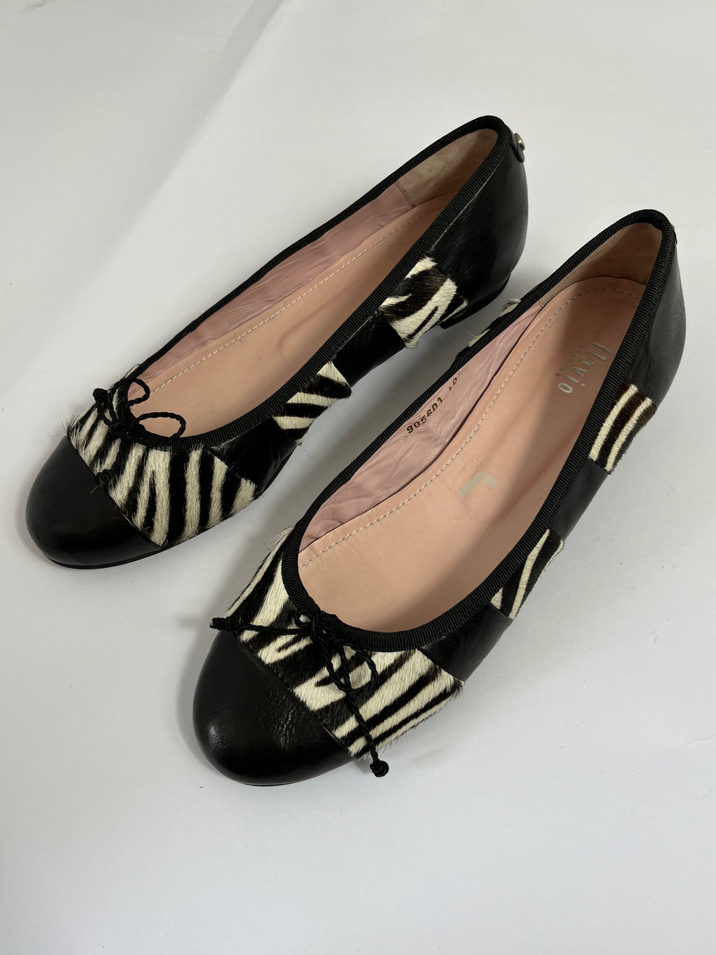 VINTAGE PONY FUR BALLERINA FLATS EU40