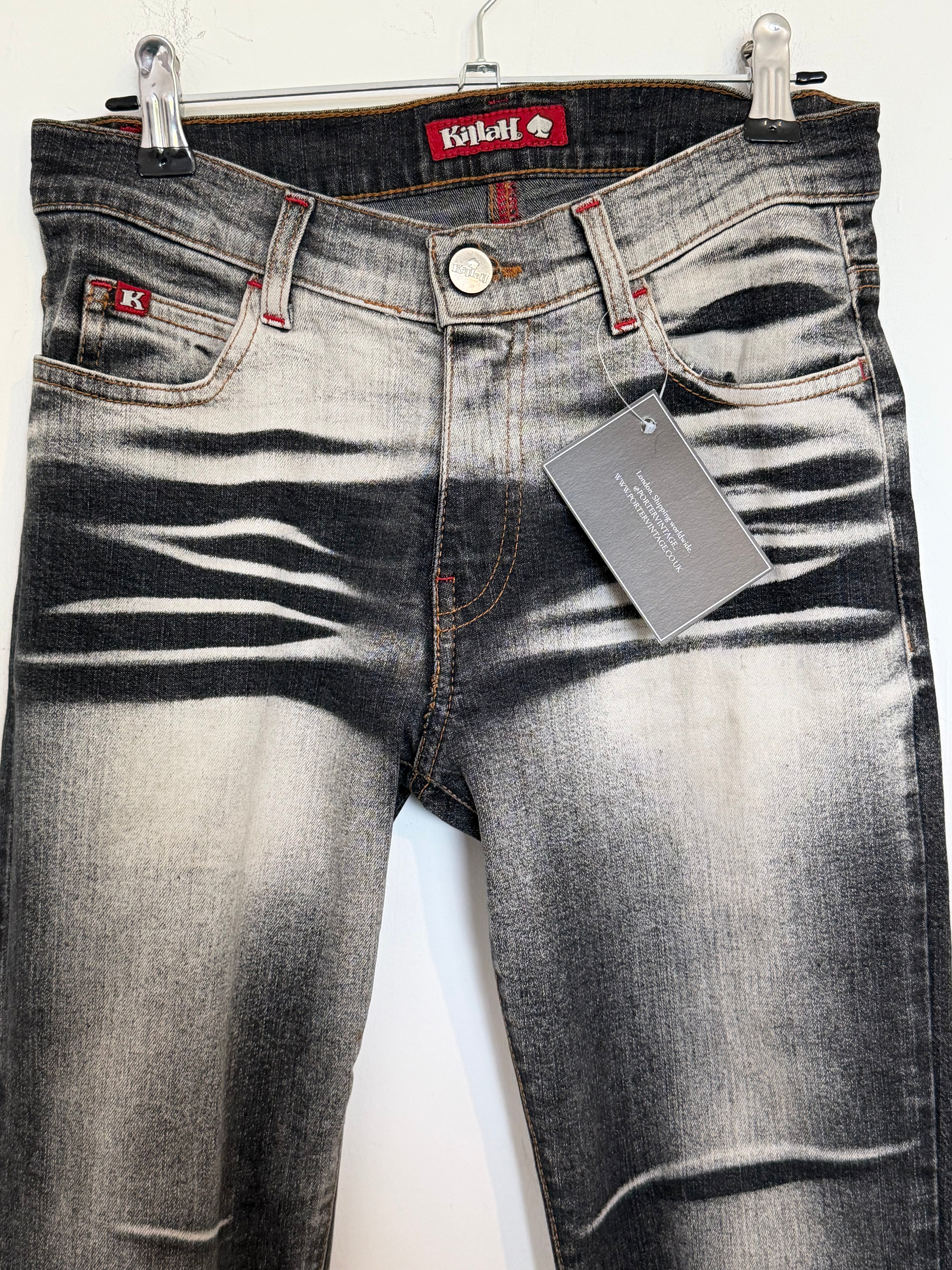 VINTAGE 2000s KILLAH LOW RISE JEANS SIZE 26