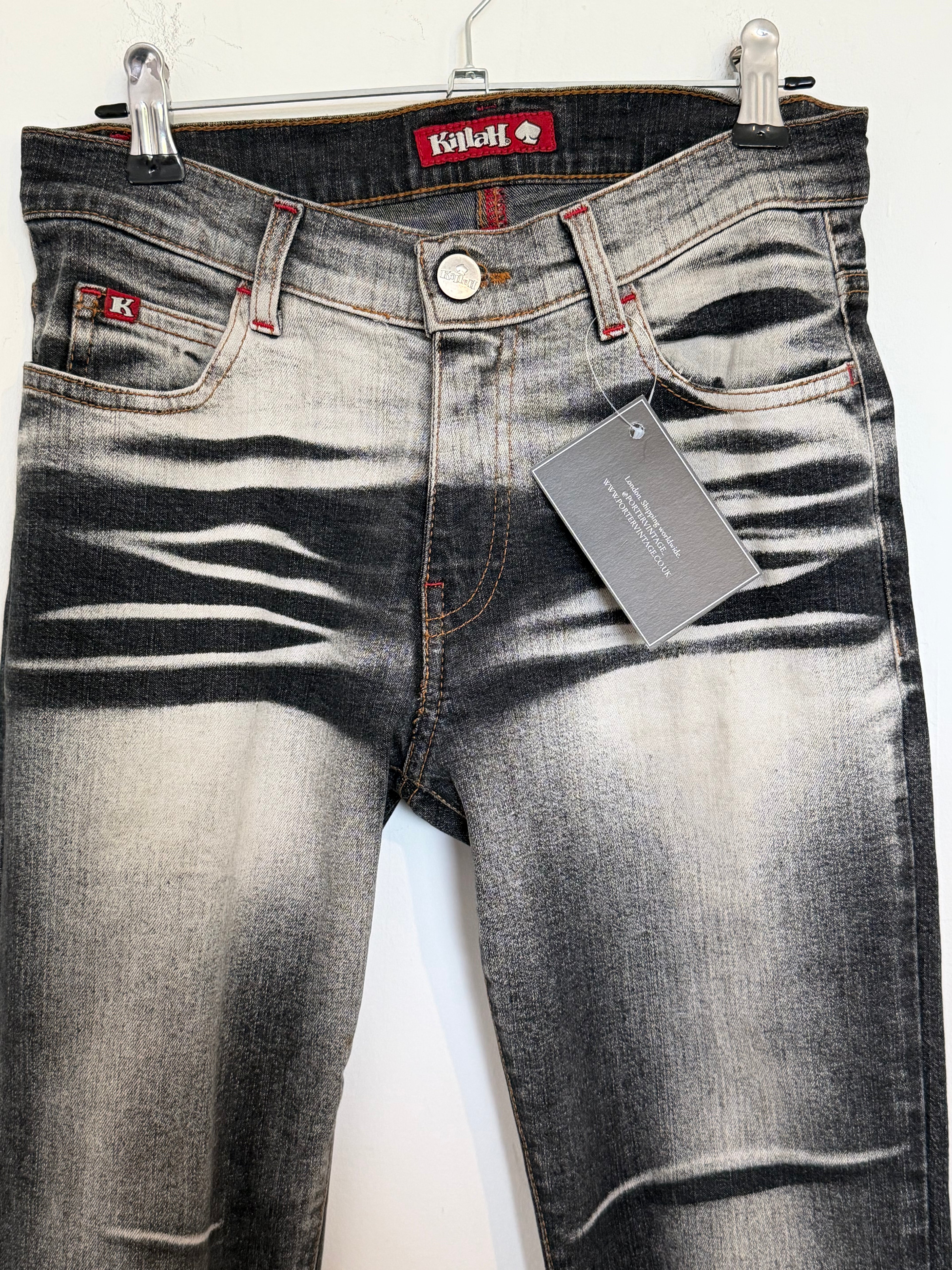 VINTAGE 2000s KILLAH LOW RISE JEANS SIZE 26