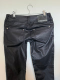 VINTAGE WAXED LOW RISE JEANS SIZE 27