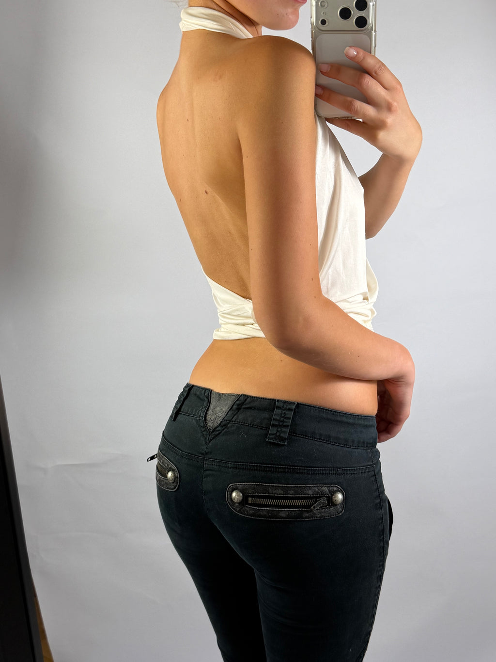 VINTAGE BACKLESS TOP
