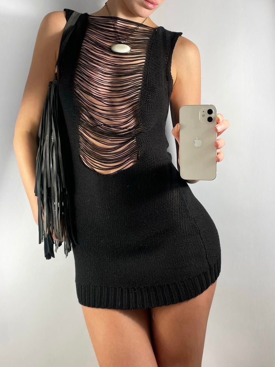 VINTAGE REVERSABLE MINI DRESS