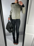 VINTAGE ASYMMETRIC LEATHER JACKET