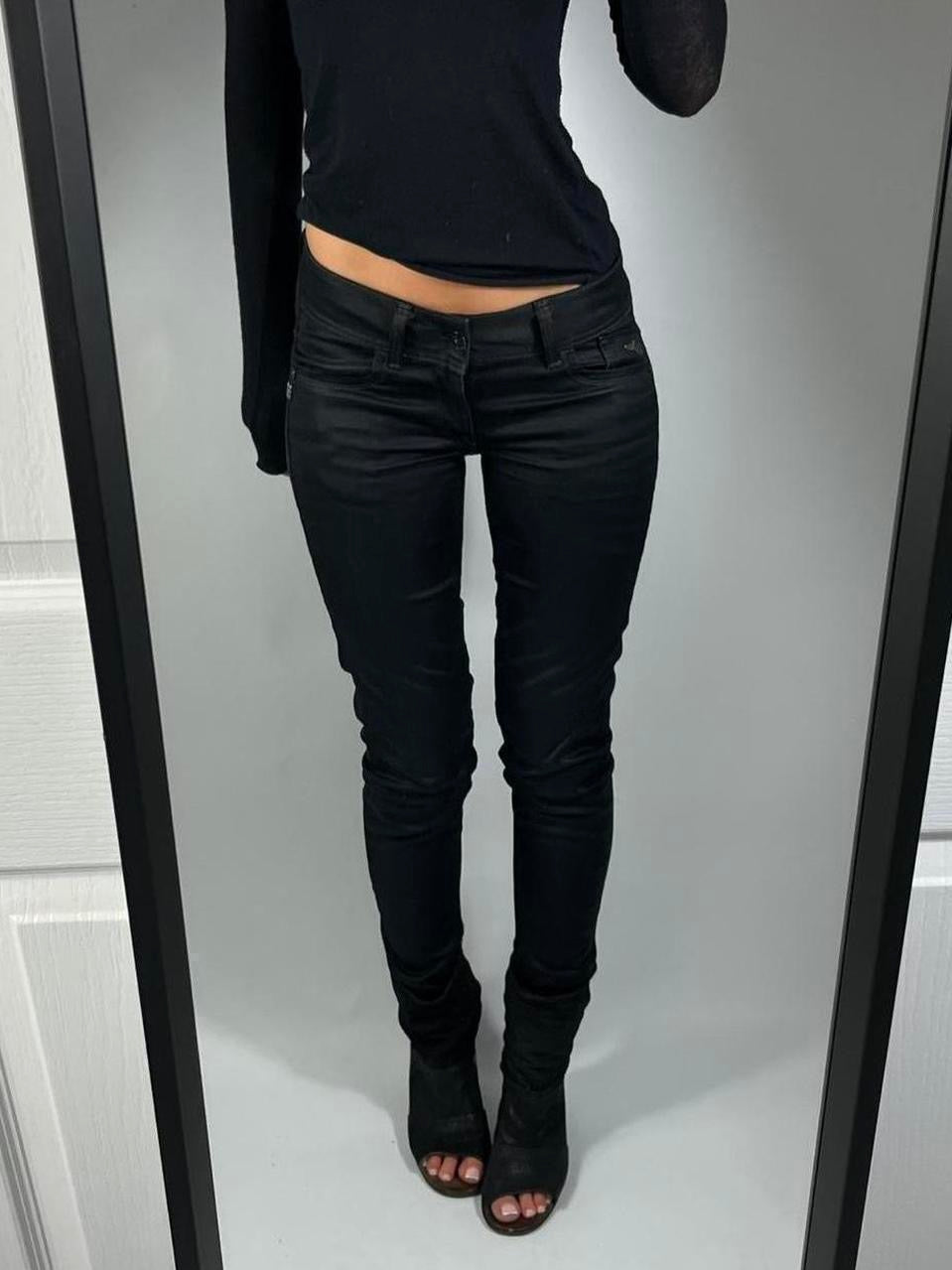 VINTAGE 2000S G STAR LOW RISE JEANS W26L32
