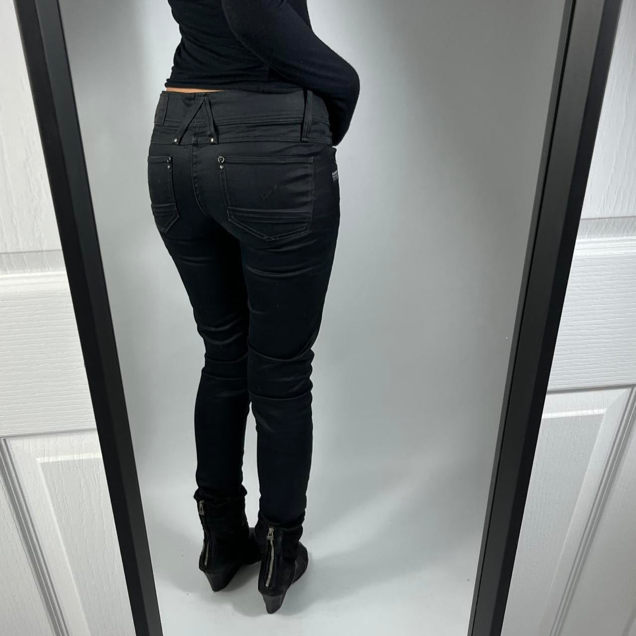 VINTAGE 2000S G STAR LOW RISE JEANS W26L32