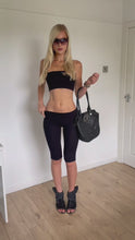 Load and play video in Gallery viewer, BLACK CAPRI PANTS
