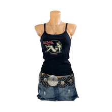 Load image into Gallery viewer, VON DUTCH BLACK VEST TOP
